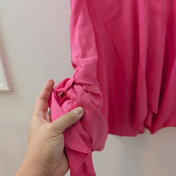 ZARA fluid tied blouse - Picture 7 of 8